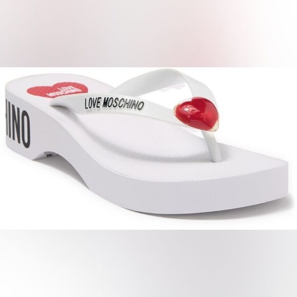 NIB Love Moschino Eva Platform Flip Flop Sandal - Picture 7 of 11